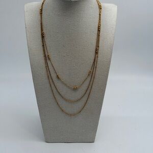 Elegant Gold Layered Necklace